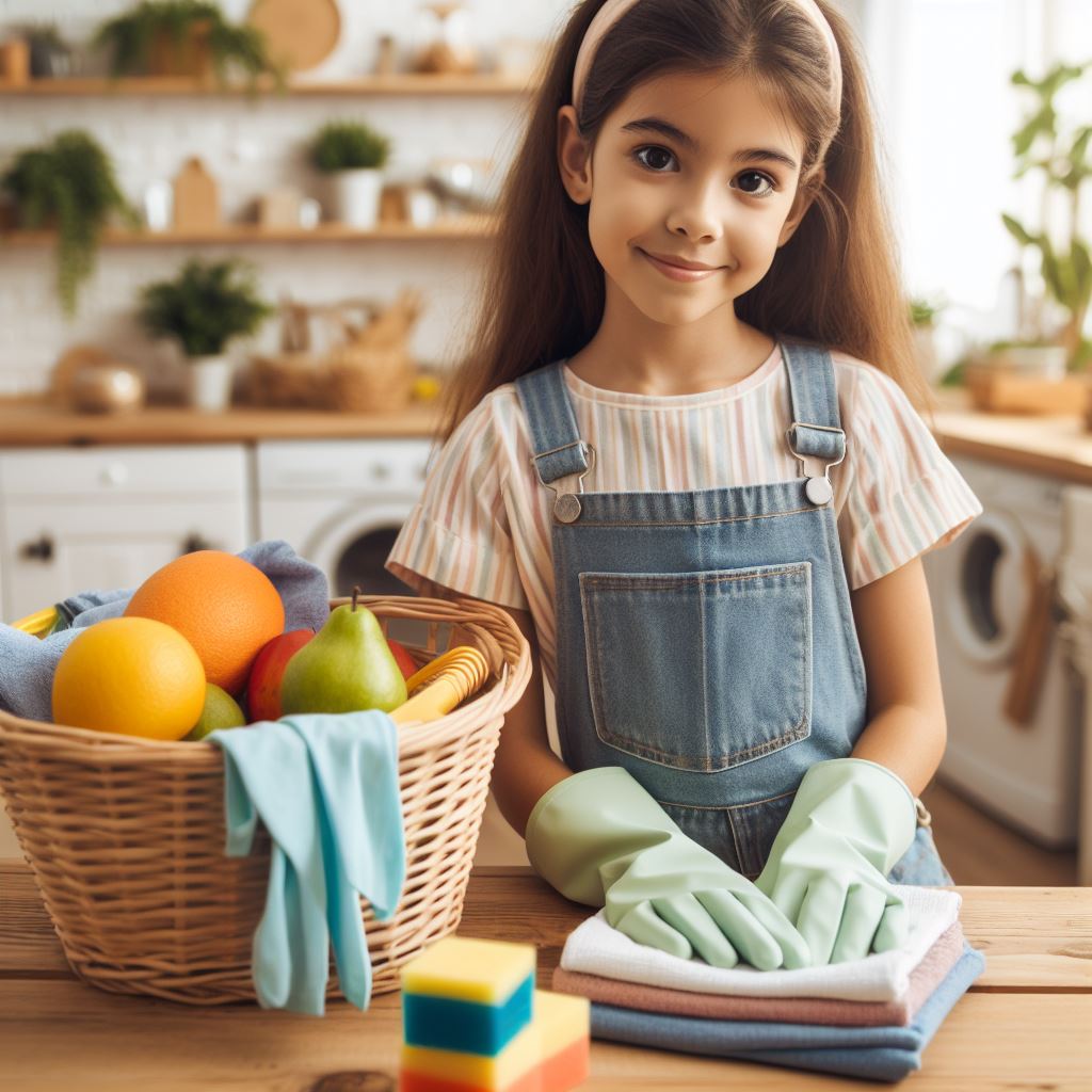 Chores: Small tasks done around the house to help out.